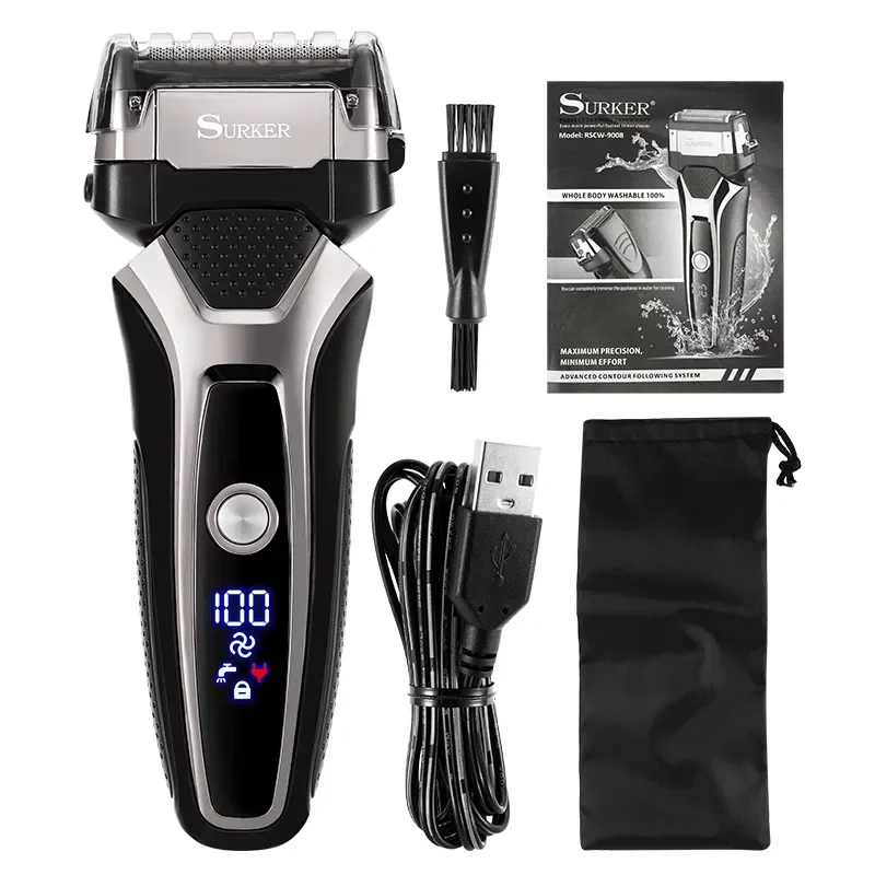 

All in one professional electric shaver for men grooming facial electric razor beard trimmer shaving machine rechargeable