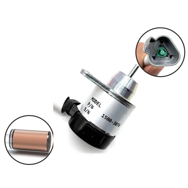 12 В 1500-3076 41-9100 42-100 Соленоид отключения подачи топлива для охлажденных грузовиков