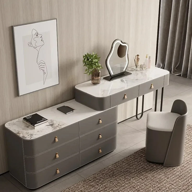 Дизайнерский Минимальный скандинавский комод шкаф со светодиодной подсветкой