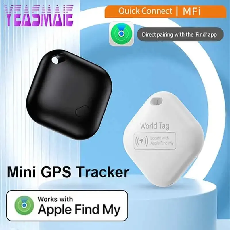 Умный GPS-трекер с Bluetooth от YeasMaie работает Apple Find My APP ITag Идеально подходит для ключей