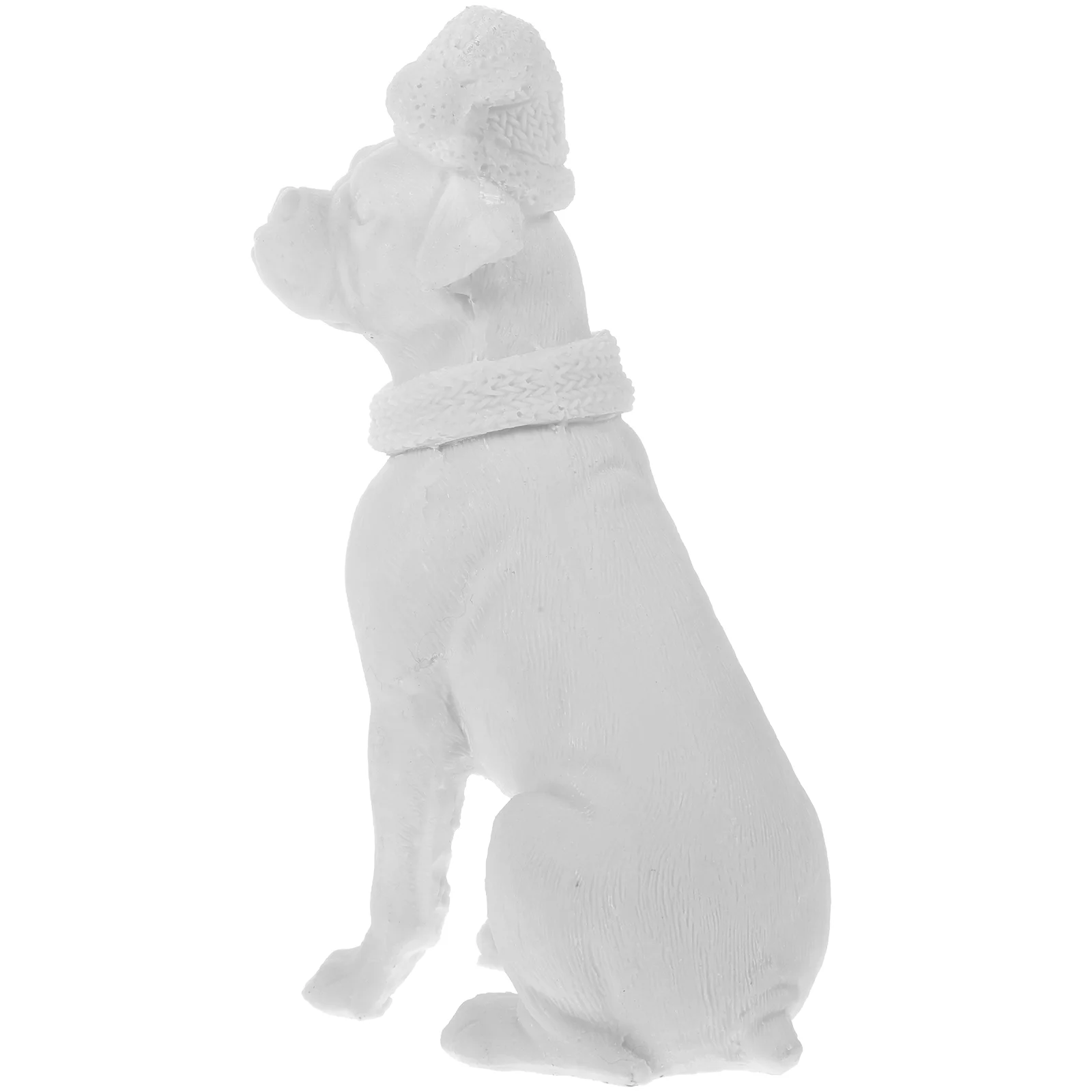

DIY Dog Decoration Dog Embryo Model Realistic Dog Statue Handmade Dog Ornament