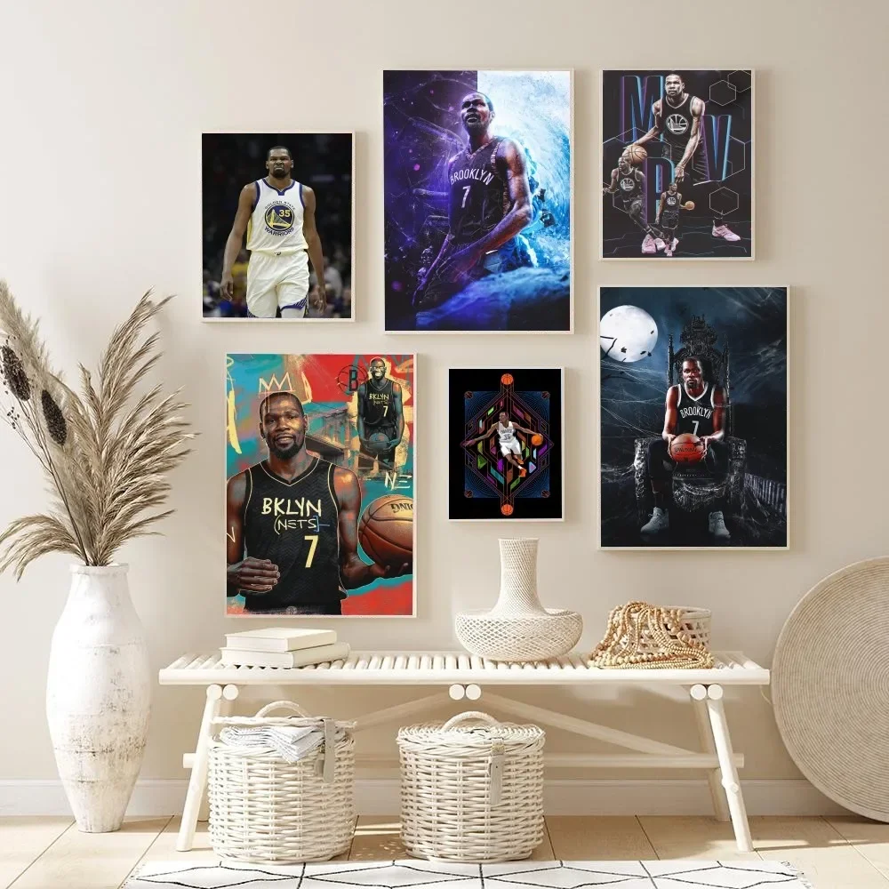 1 Шт. K-kevin D-durant Баскетболист Постер Наклейка Современное Искусство Цифровая