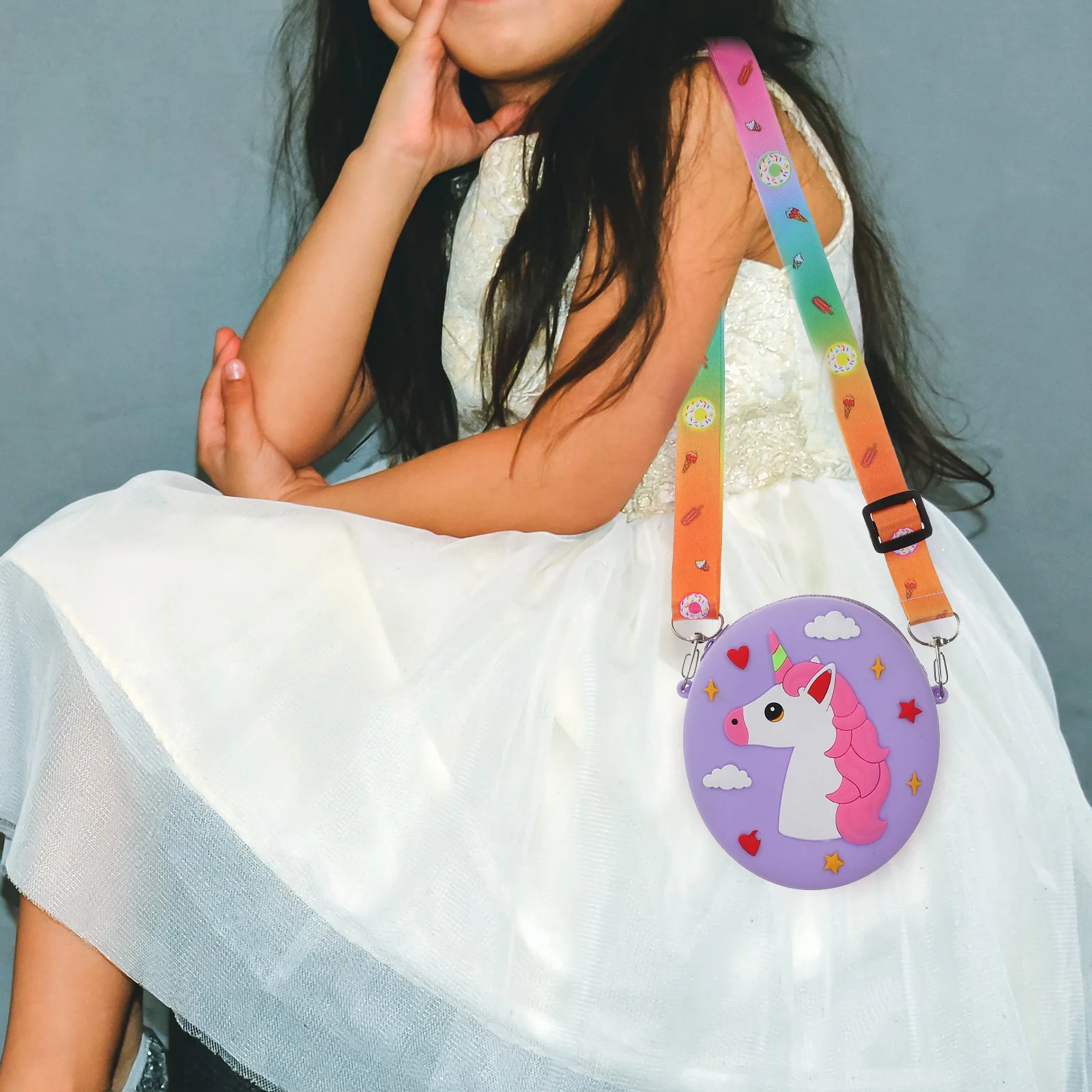 

Unicorn Shoulder Bag Cartoon Toddler Girls Lovely Kids Wallet Bags Crossbody Cloth