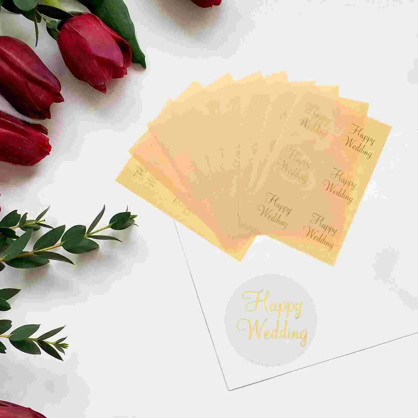 

25 Sheets Party Craft Wedding Stickers Funny Stickers Decorative Stickers for Couple Party