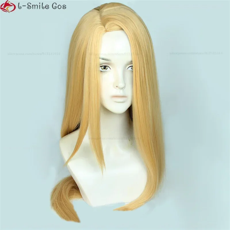 Zenos yae Galvus Косплей Парик Игра Final Fantasy XIV FF14 80 см Длинные Золотые Термостойкие