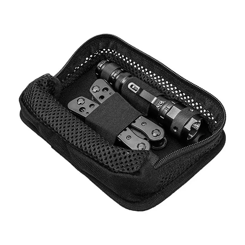 

Outdoor Toolkit Small Tool Box Outdoors Portable Compact All-in-1toolkit Small Nylon Mesh Bag For Travel Camping Outdoor And