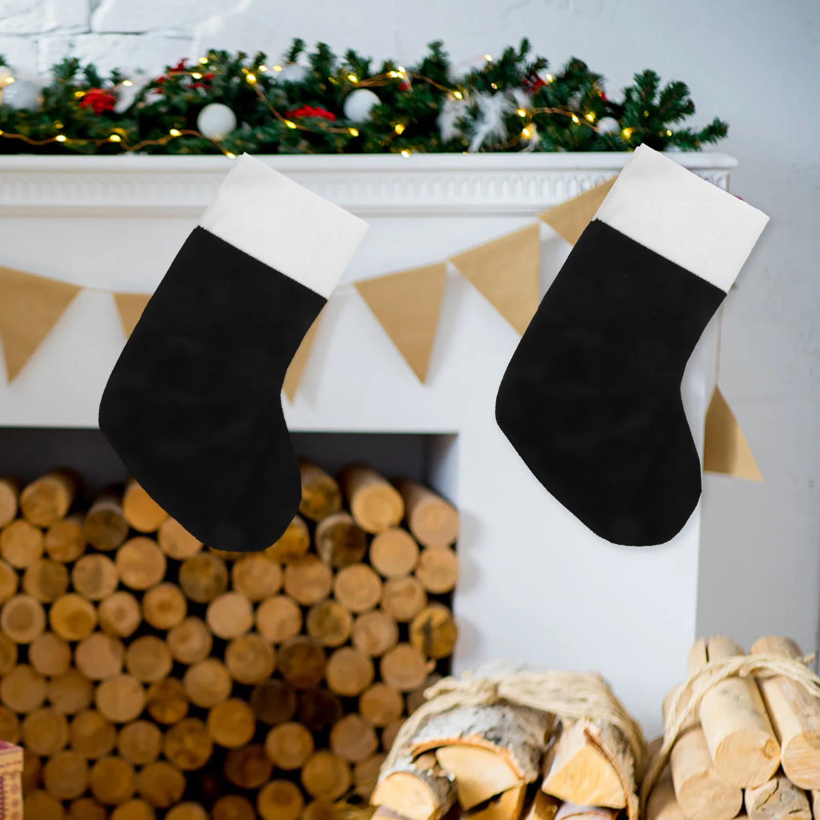 

Christmas Tree Xmas Stocking Decors Party Decoration Hang Socks Festival Pendant