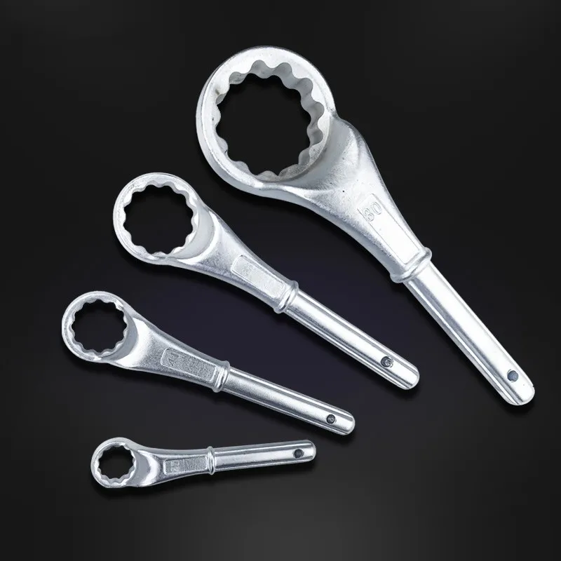 Auto Repair Tool 70mm-90mm High-Strength Lengthened Labor-Saving Plum Wrench Angle Lever Labor-Saving Wrench Without Afterburner