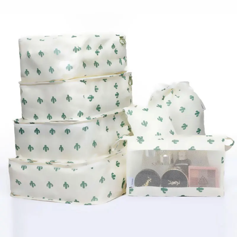 

7Pcs/set Large Capacity Clothes Underwear Cosmetic Travel Luggage Storage Bags For Packing Cube Organizer Bag Toiletries Pouch