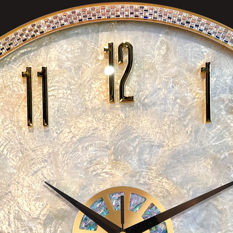 Настенные часы с аккумуляторным механизмом роскошные атмосферные Подвесные для