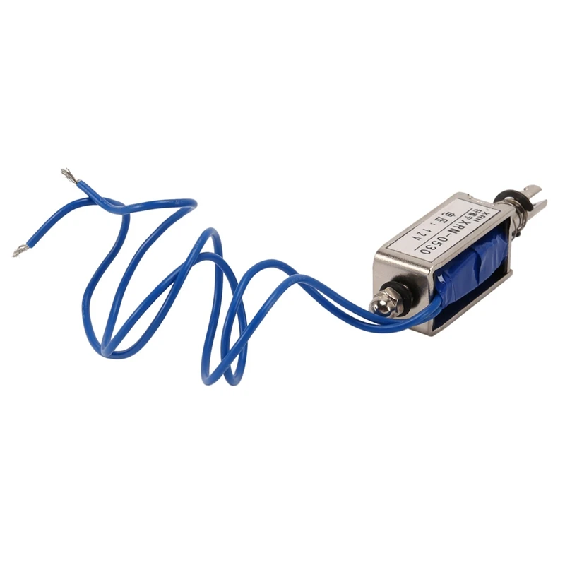 

5X Solenoid Electric Solenoid Type Push / Pull 10 Mm DC 12 V 2.1 Kg Force