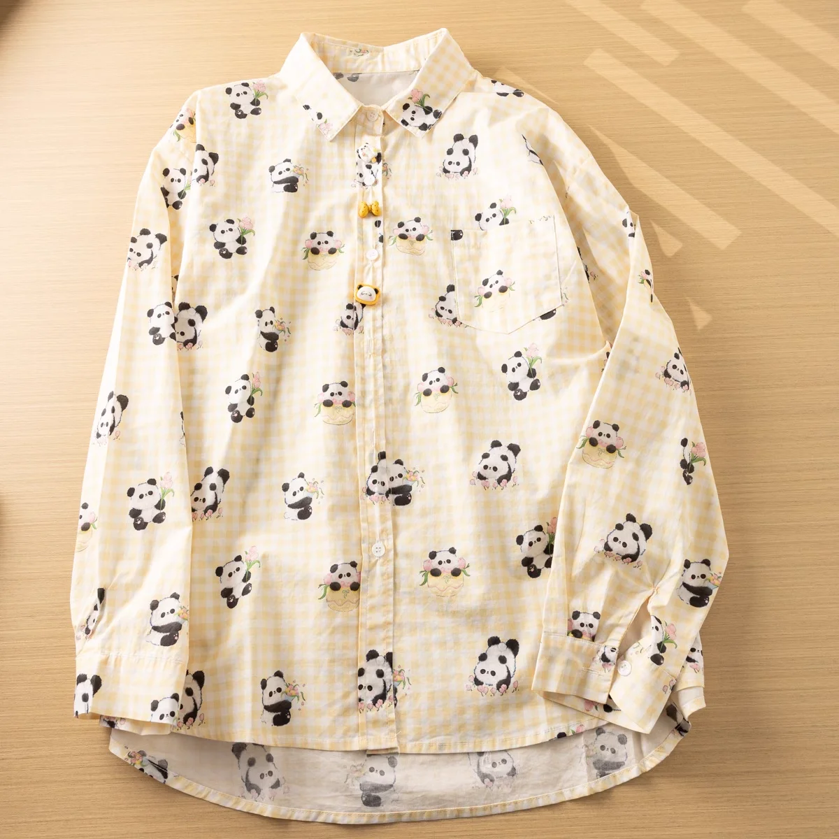 Осенняя одежда 2024 женские модные блузки в стиле Харадзюку С Длинным Рукавом