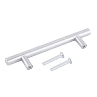 cabinet handle silver useful durable practical stainless steel kitchen door t bar pull knob 12mm furniture handles knobs