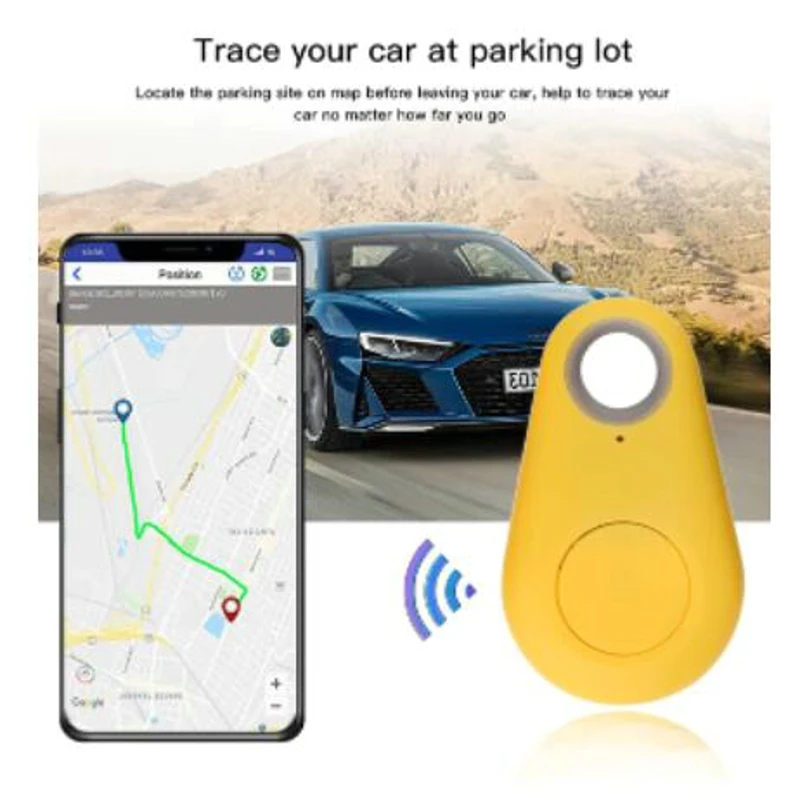 

2022 Smart Anti-lost Keychain Key Finder Device Mobile Phone Lost Alarm Bi-Directional Finder Artifact Smart Tag GPS Tracker