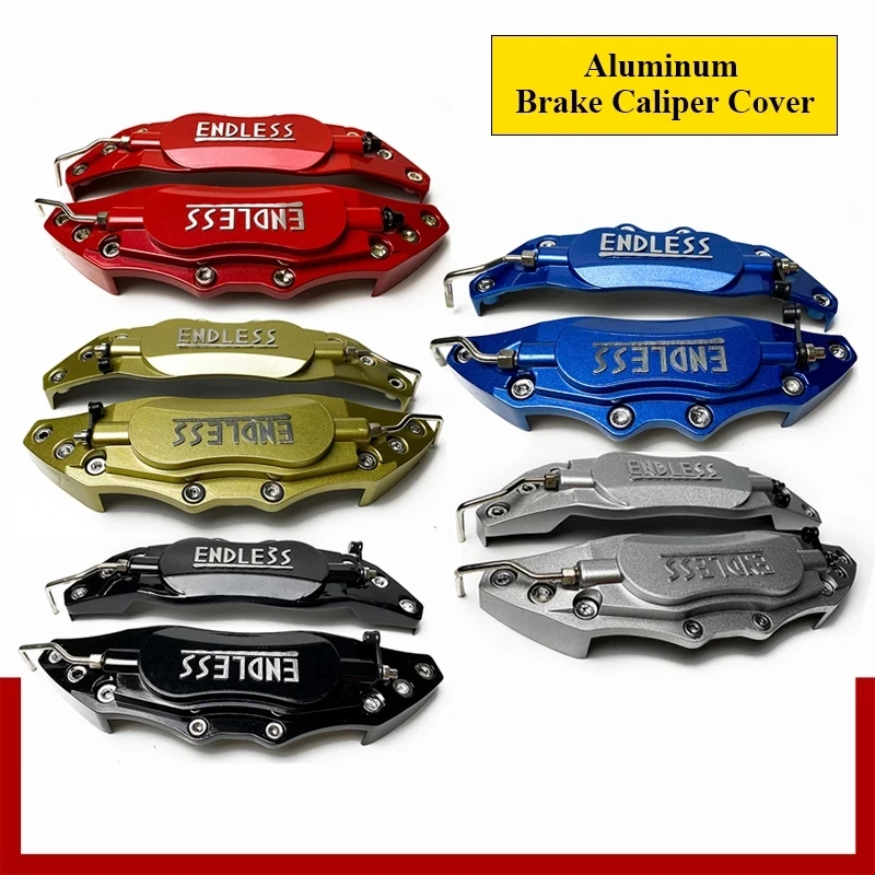 

2PCS Aluminum Brake Caliper Cover Front Rear 3D Endless Car Styling For Mazda 3 6 CX4 CX5 CX8 ATENZA MX5 RF Mazda3 Axela