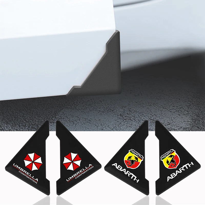 

2pcs Silicone Car Door Corner Cover Anti-collision Stickers for Lincoln Navigator Mkc Futura Cents Colection Mkx Mkz Accessories