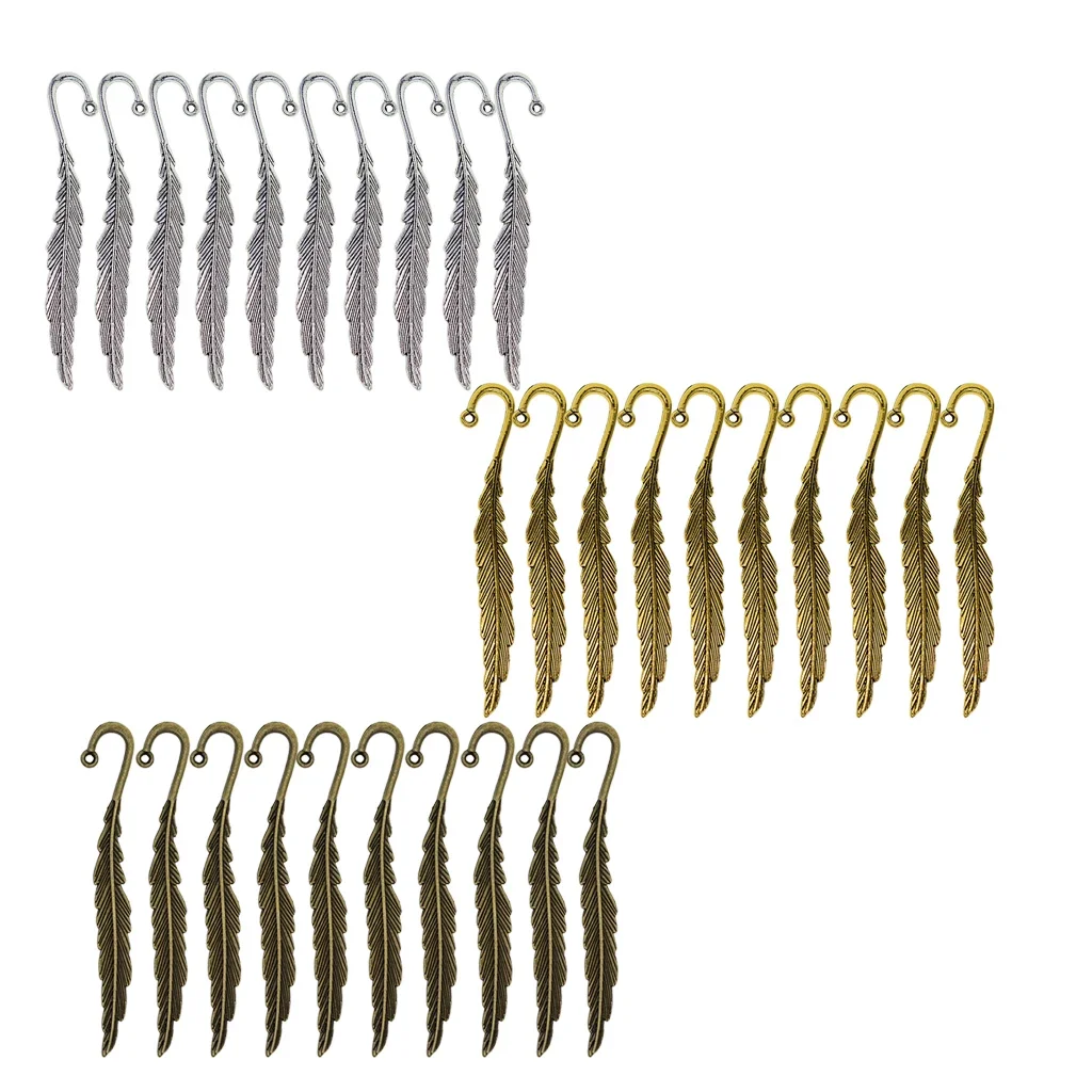 

Металлические подвески для закладок 30 шт.