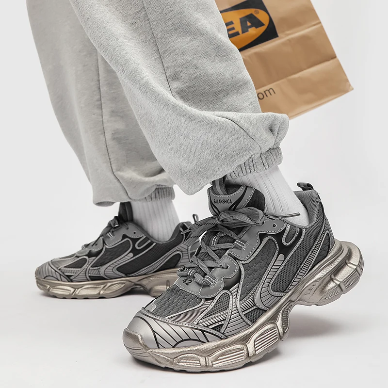 High Quality Men Casual Sneakers Unisex Platform Running Sport Shoes Fashion Comfort Lace-up Mens Brand Shoes Zapatillas Hombre