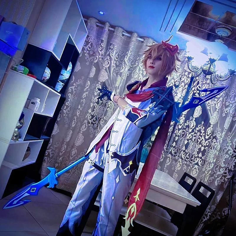 

Genshin Impact Tartaglia Cosplay PVC Prop Sword Spear 2 Forms Ajax Cosplay Weapon Party Halloween Christmas Cosplay Accessories