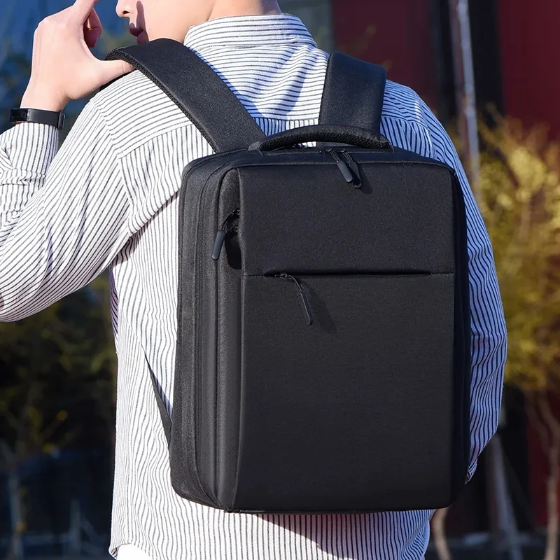 

Men's Laptop Backpack USB Recharging Oxford Cloth Notebook Computer Backpacks Multi-function Female Large Capacity Design Bag