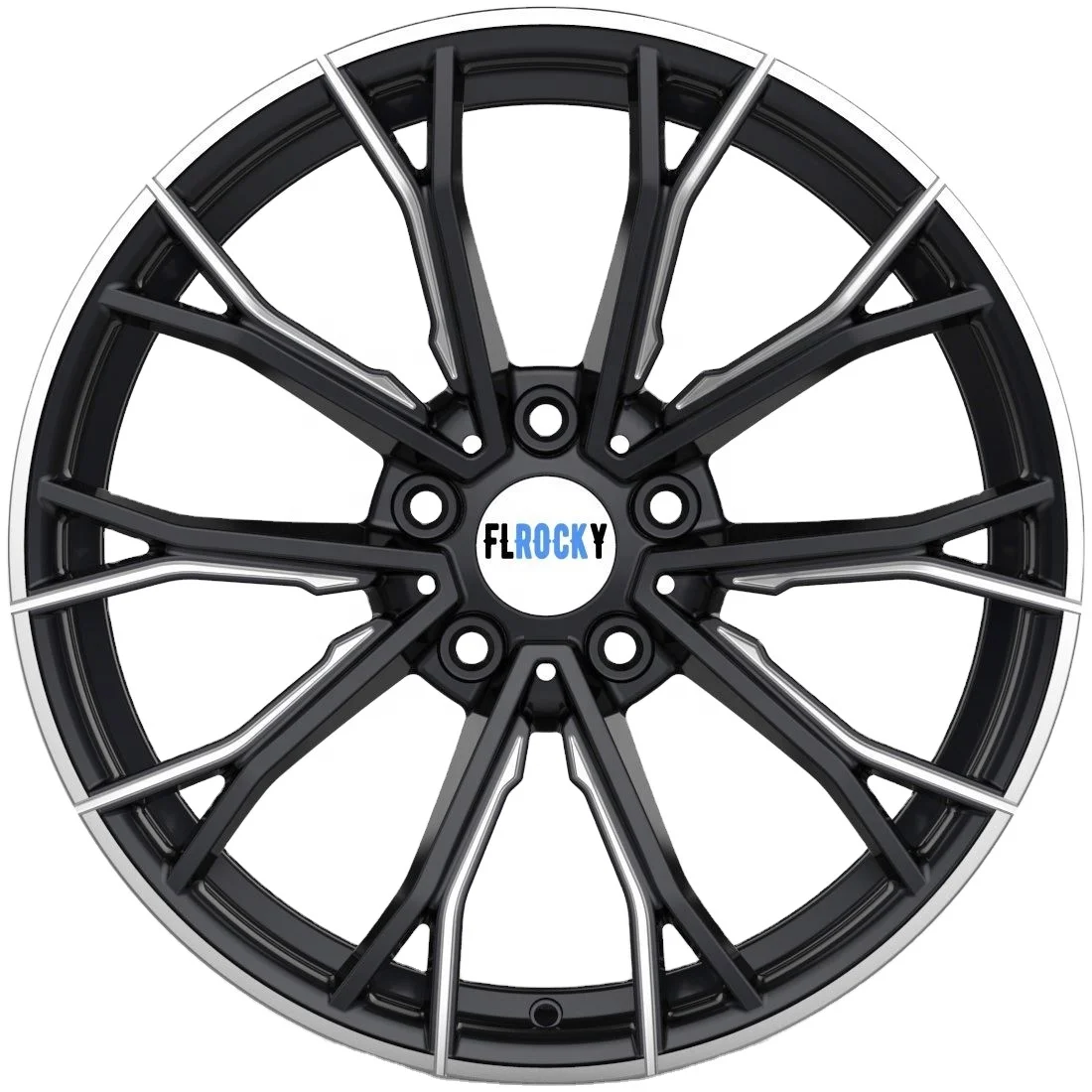 Изготовленные на заказ колеса гоночного автомобиля из кованого алюминиевого