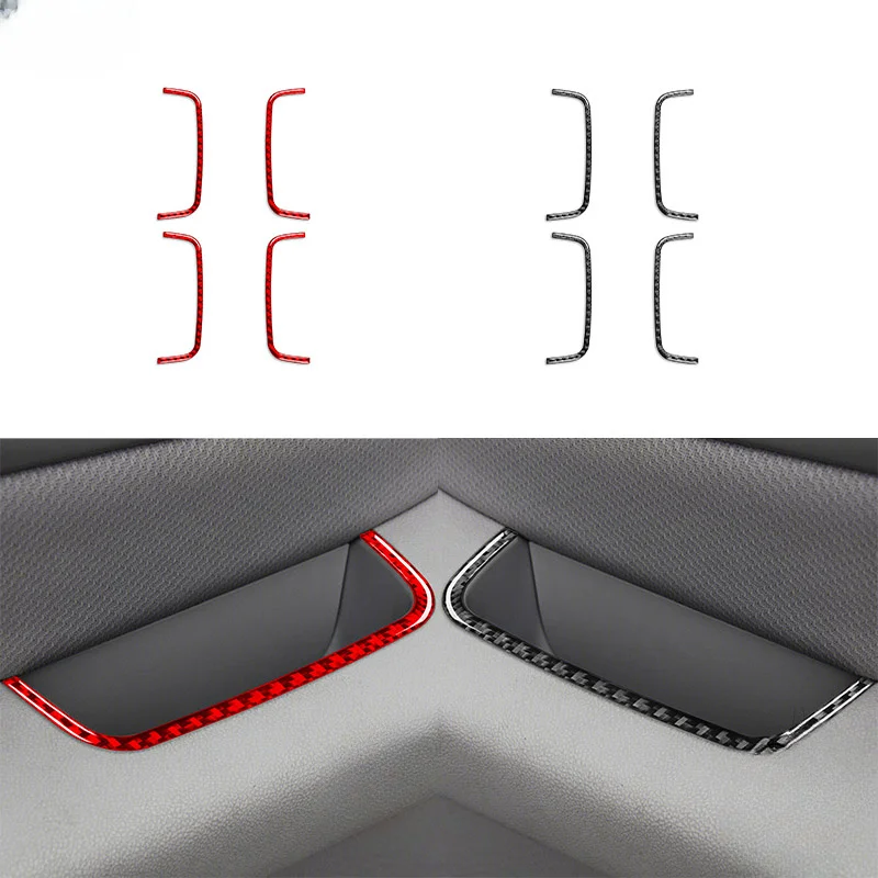 

Внутренняя дверная толкатель для Benz B Class W245 2005-2011, полоса для ручки, отделка, настоящая наклейка из углеродного волокна, аксессуары для интерьера автомобиля