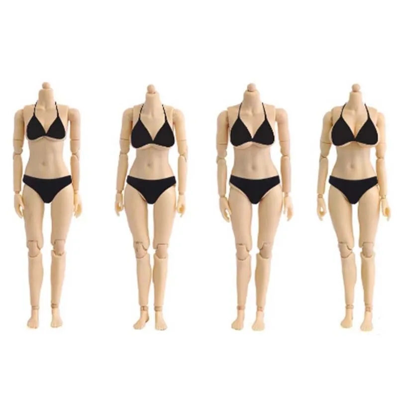 

1/12 Новинка, 3 вида, тело груди 12,5 см, Женская полугерметичная супер гибкая модель шарнирного передвижного тела для экшн-Фигурки 6 дюймов