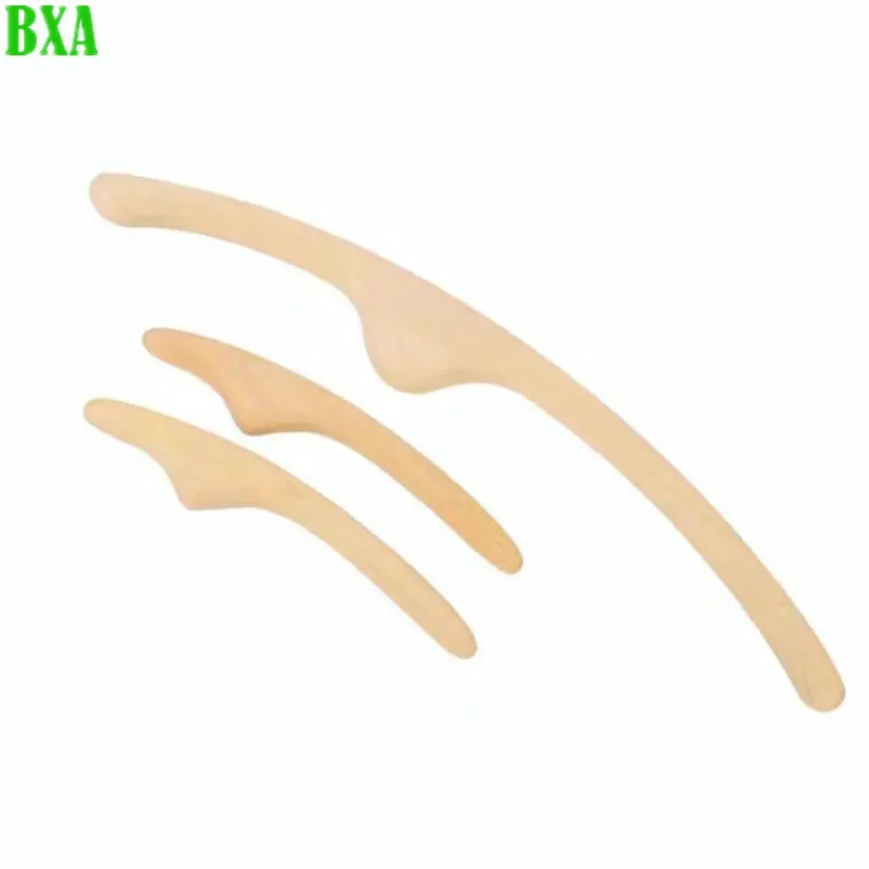 

New Cypress Wood Body Carving Face Carving Massage Relax Hand Feet Body Healthcare Massage Scraping Guasha Stick