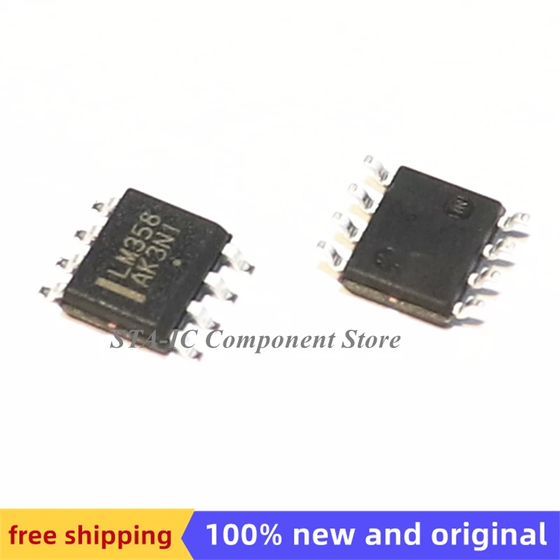 

10 шт./лот LM358DR печать LM358 SOP8 новый оригинальный Бесплатная доставка