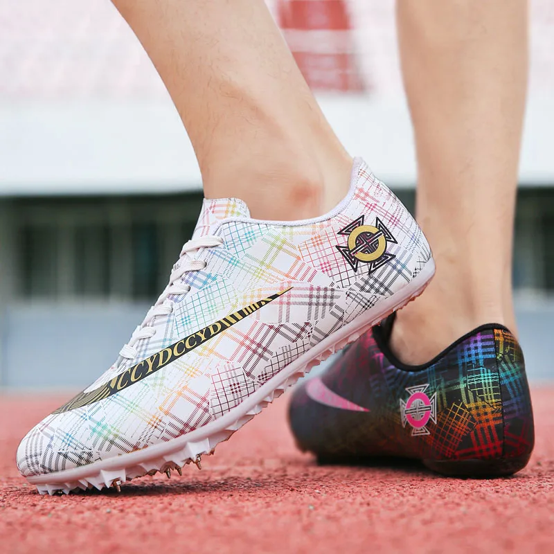 Professional Spikes Running Shoes Student Competition Men Women Track and Field Shoes Training Sports Shoes