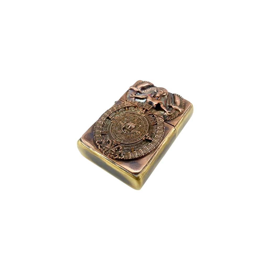 Латунная Зажигалка для хранения телефона металлический запасной резервуар