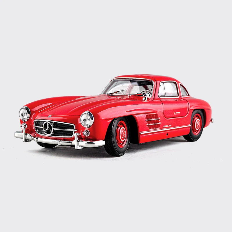 Модель автомобиля WELLY 1:24 Mercedes-Benz 300SL 220 230SL Литые и игрушечные автомобили