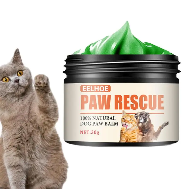 

Dog Paw Balm 30g Pets Nose Elbow Cream Wax Soother Protection For Hot Pavement Paw Pad Lotion Moisturizes Dry Noses For Dogs