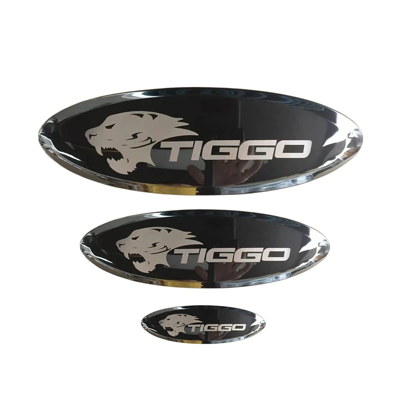 

Car Emblem For Chery Tiggo 7 Pro Badges 2020-2022 Logo Black eagle wings Badge Logo Emblem Decal Racing Metal Sticker Styling