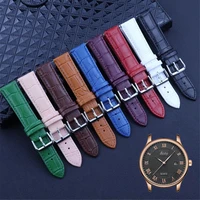 aaa high quality quick release animal skin genuine watch leather strap bamboo grain wristwatch band 14mm 16mm 18mm 20mm 22mm