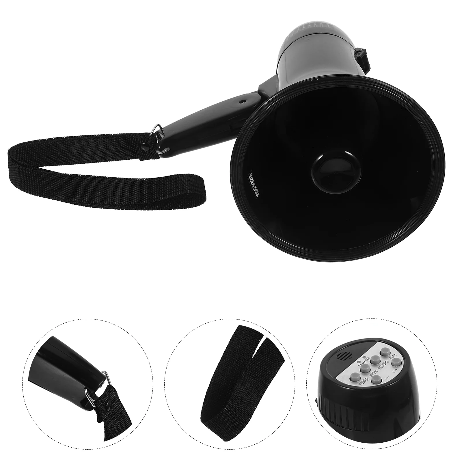 

Loud Speakers Megaphone Cheer Portable Handheld Noise Makers Abs Bullhorn Small