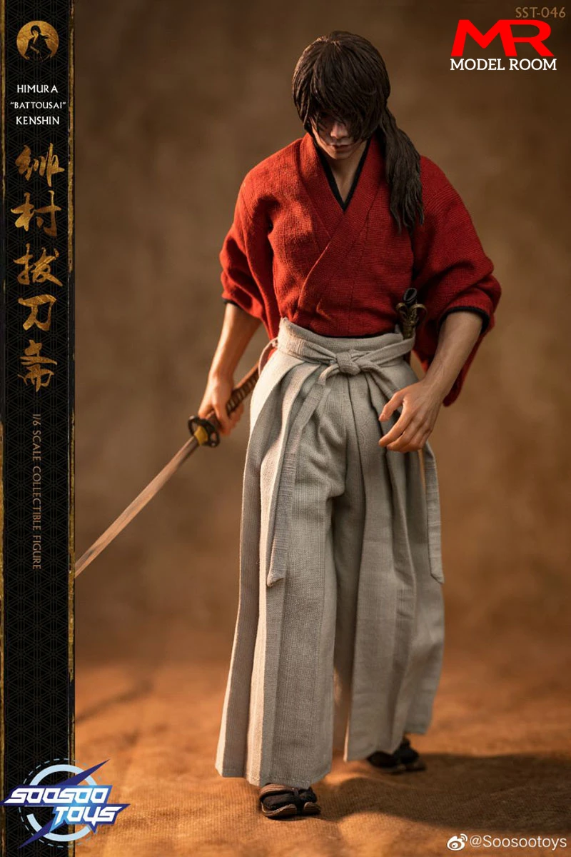 В наличии sootoys SST-046 1/6 Himura Kenshin фигурка модель SST046 12 дюймов мужской солдат тела