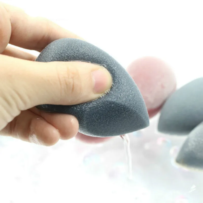 Grey Microfiber Velvet Sponge Beauty Makeup Blender Cosmetic