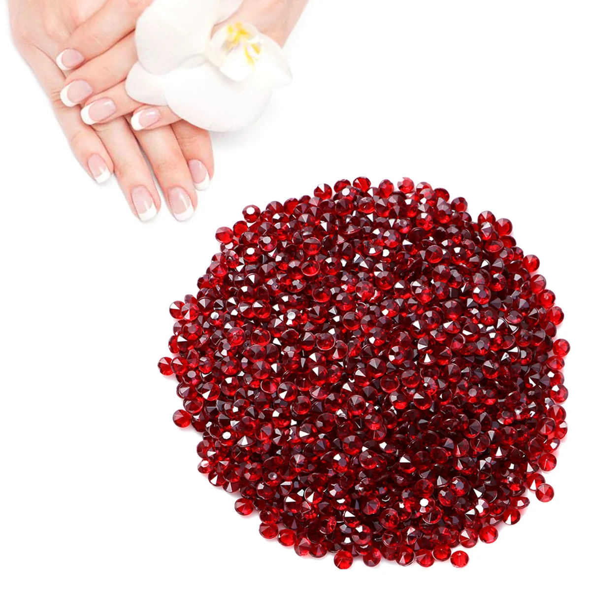 

Wedding Table Scatter Stones Crystals Treasure Gems Rose Gold Wedding Decorations Vase Filler Tip Crystal