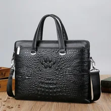 Fashion Trend Luxury Designer Business Handbags For Men Genuine Leather Crossbody Casual Vintage Shoulder Large Messenger Bag