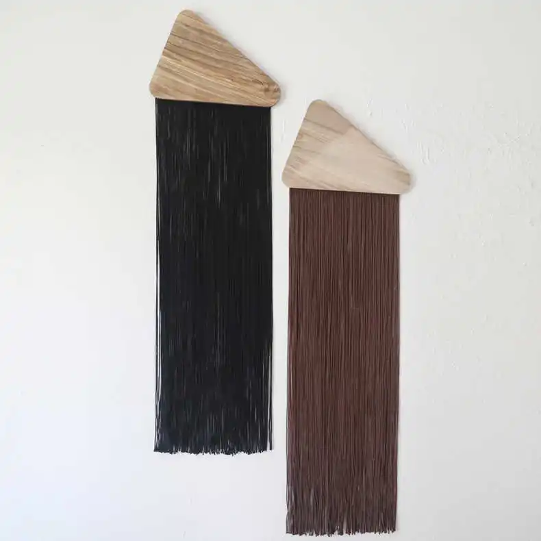 

Коробка для приборов ручной работы с кисточками в скандинавском стиле, подвесное украшение для кровати, гостиной, модель комнаты, настенное...