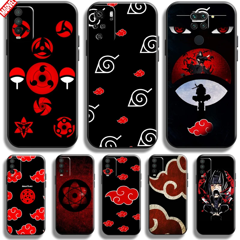 

Uchiha Itachi Sharingan Akatsuki For Xiaomi Redmi Note 9 9T 9S 10S 10T 10 Pro Max 5G Redmi 10 9 9T 9A 9C Phone Case Funda Coque
