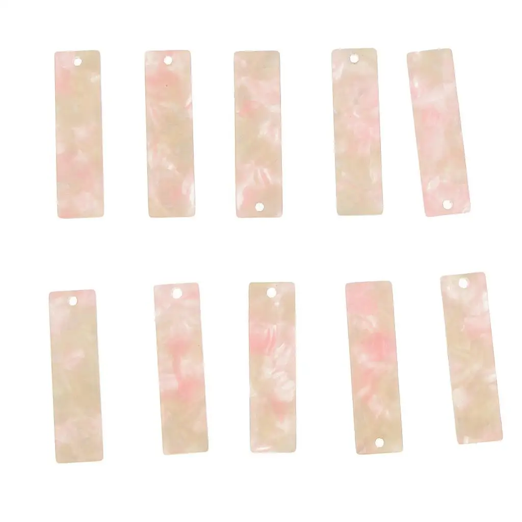 

Rectangle Bulk Charms Pendant DIY for Earring Bracelet Jewelry Making Crafts