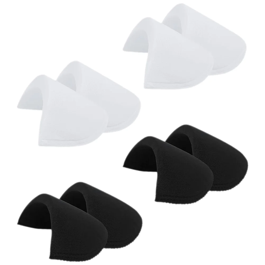 

4 Pairs Knitting Accessories Women Shoulder Pads Replacement Suit Coat Booster Clothes Supply Sponge Miss Cushion
