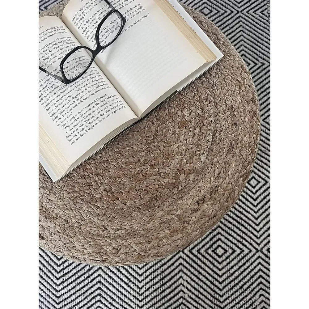 Пуф Плетеный ручной вязки для ног 20 х20 х10 дюймов