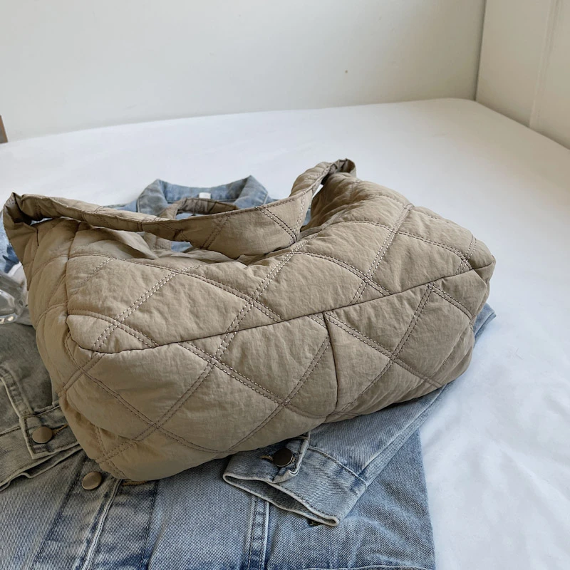 Женская повседневная холщовая сумка большой вместимости осенне-зимняя новая