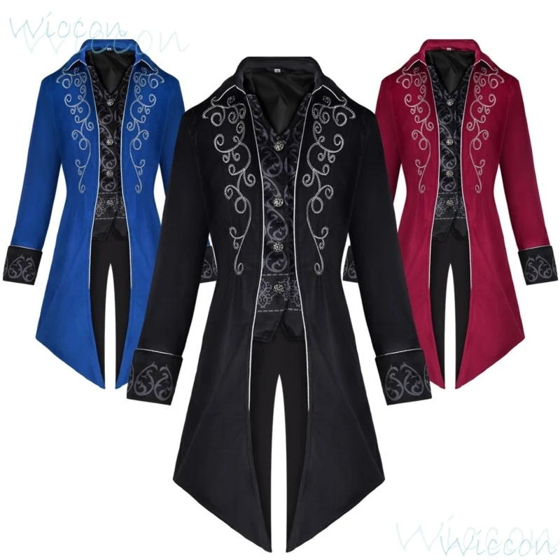 Средневековое платье Тюдоров мужской смокинг на Хэллоуин костюм средневекового