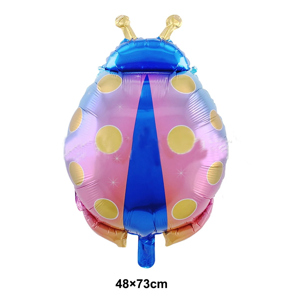 Фольгированные воздушные шары-бабочки сказочные шары гелиевые божья коровка