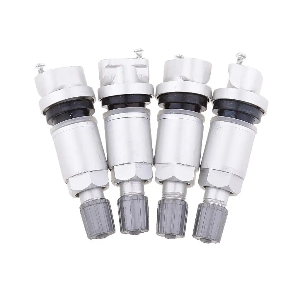 

Pack of 4 Aluminum Car Tire Pressure Sensor Valve for