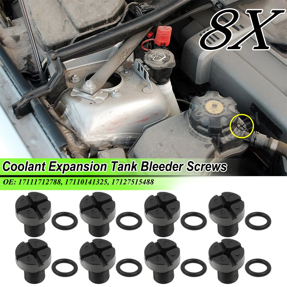 8 шт. винты для радиатора BMW 1 3 5 7 Series X3 17111712788